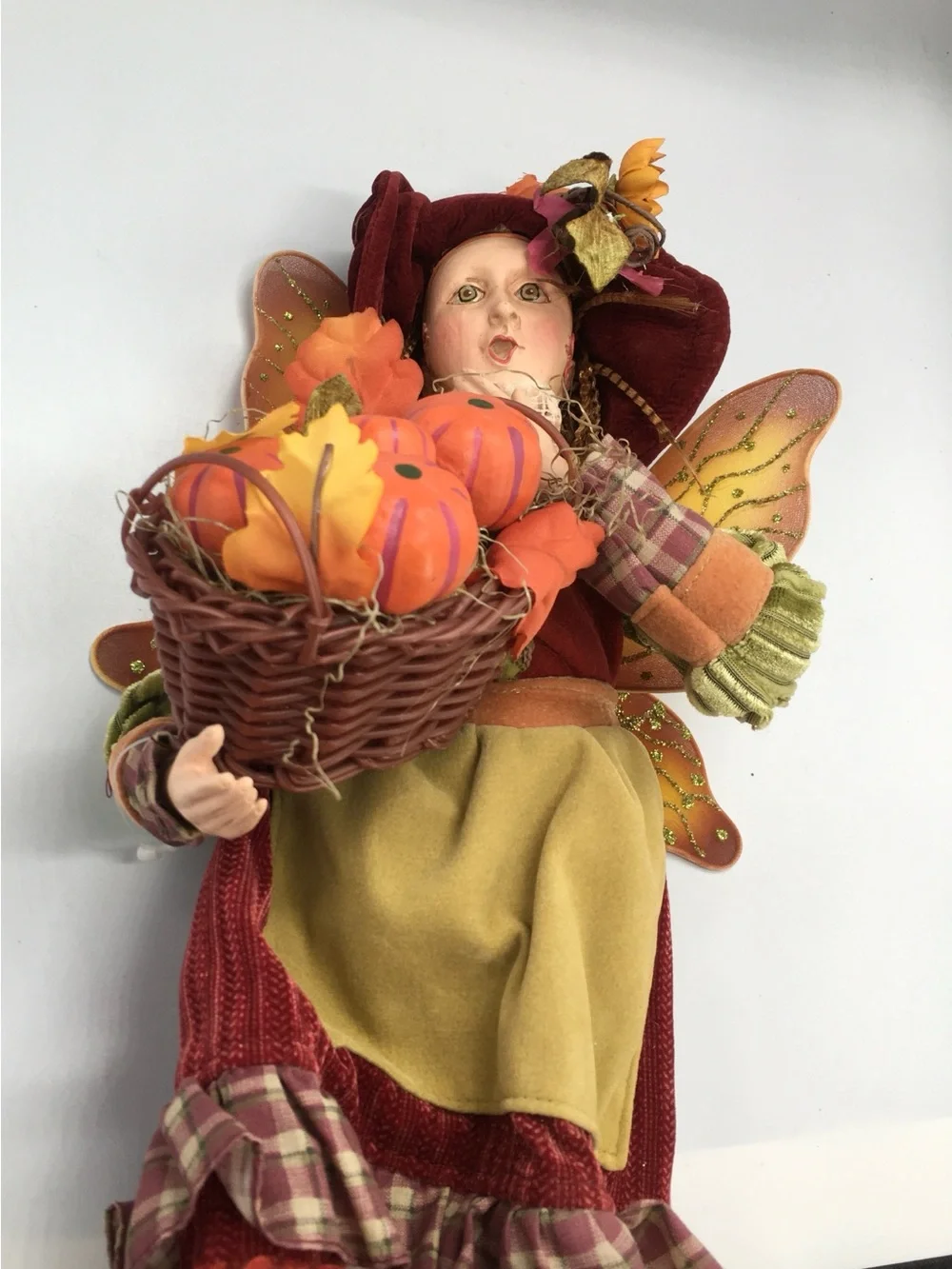 2 VTG Winward Holidays DoorGreeter Fairies Fall Harvest, Thanksgiving Decor 19